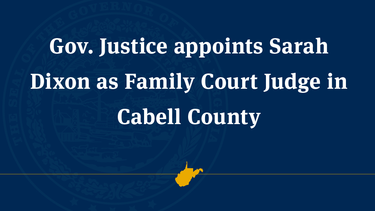 Gov. Justice Appoints Sarah Dixon As Family Court Judge Of The Sixth ...